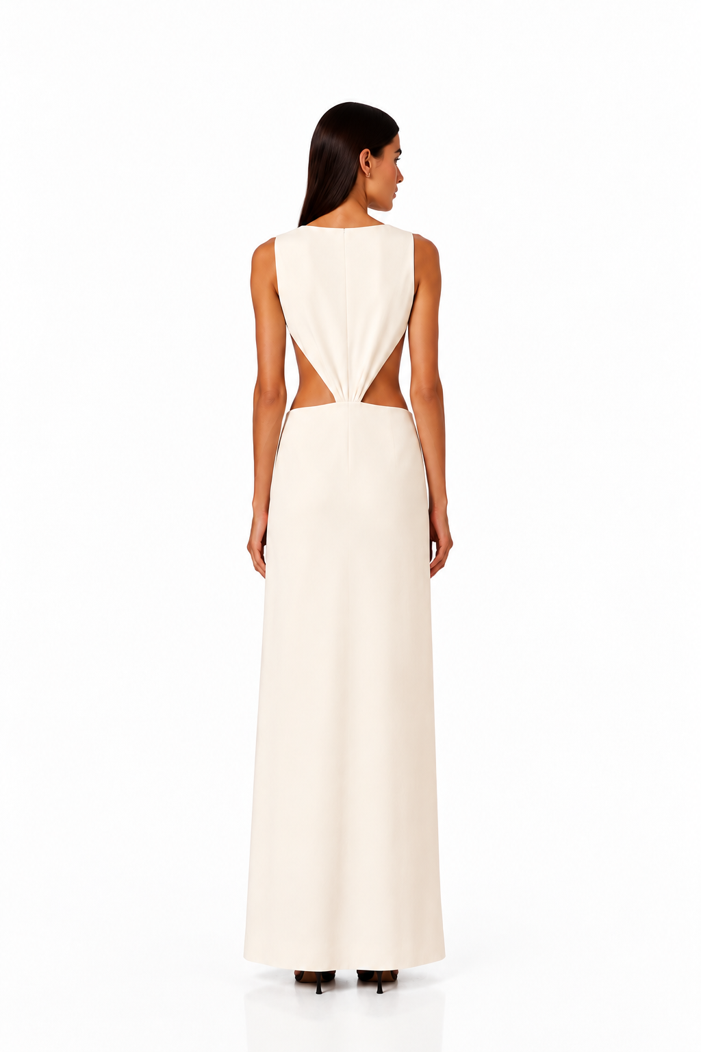 Hydra crepe dress