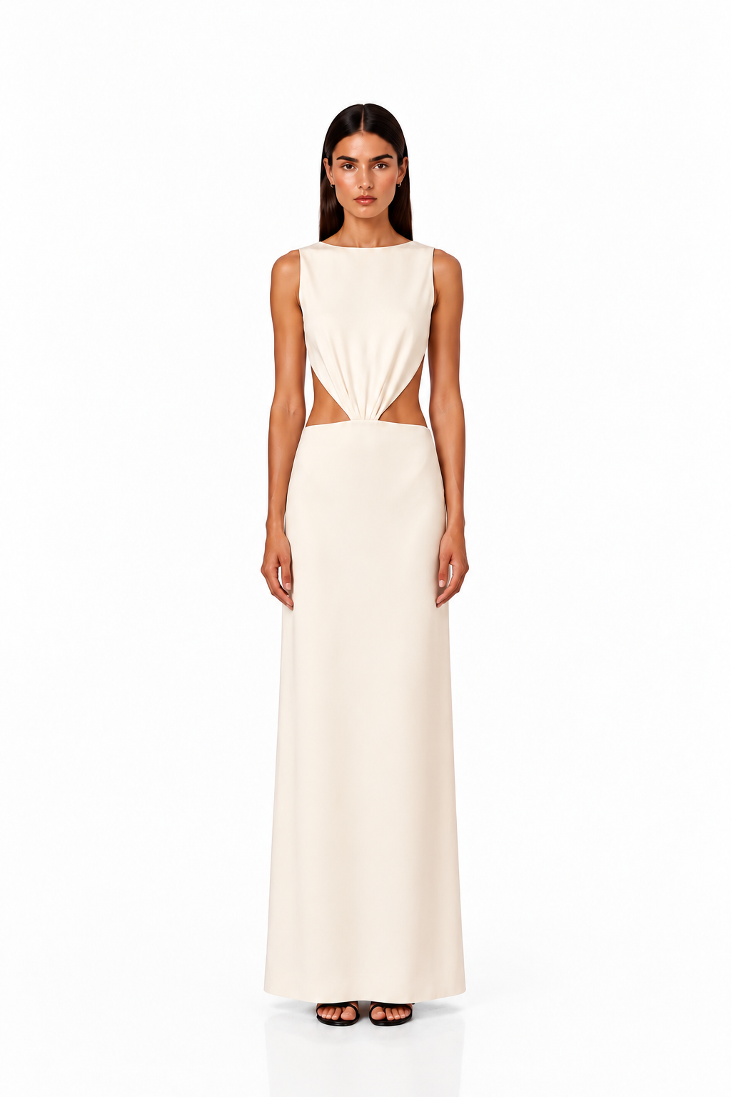 Hydra crepe dress