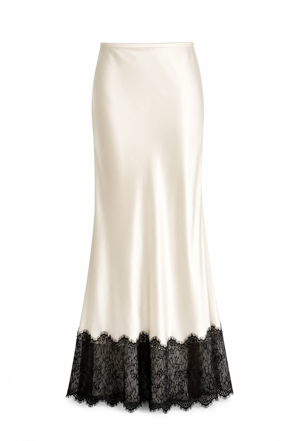 Lace ivory skirt