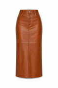 Waist Leather Skirt
